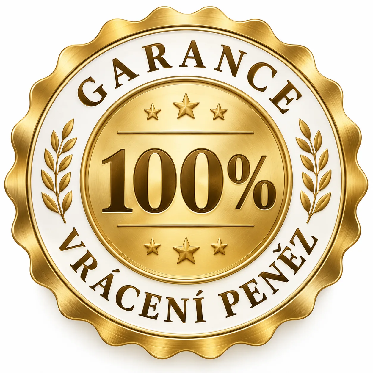 Pečeť 100% garance vrácení peněz